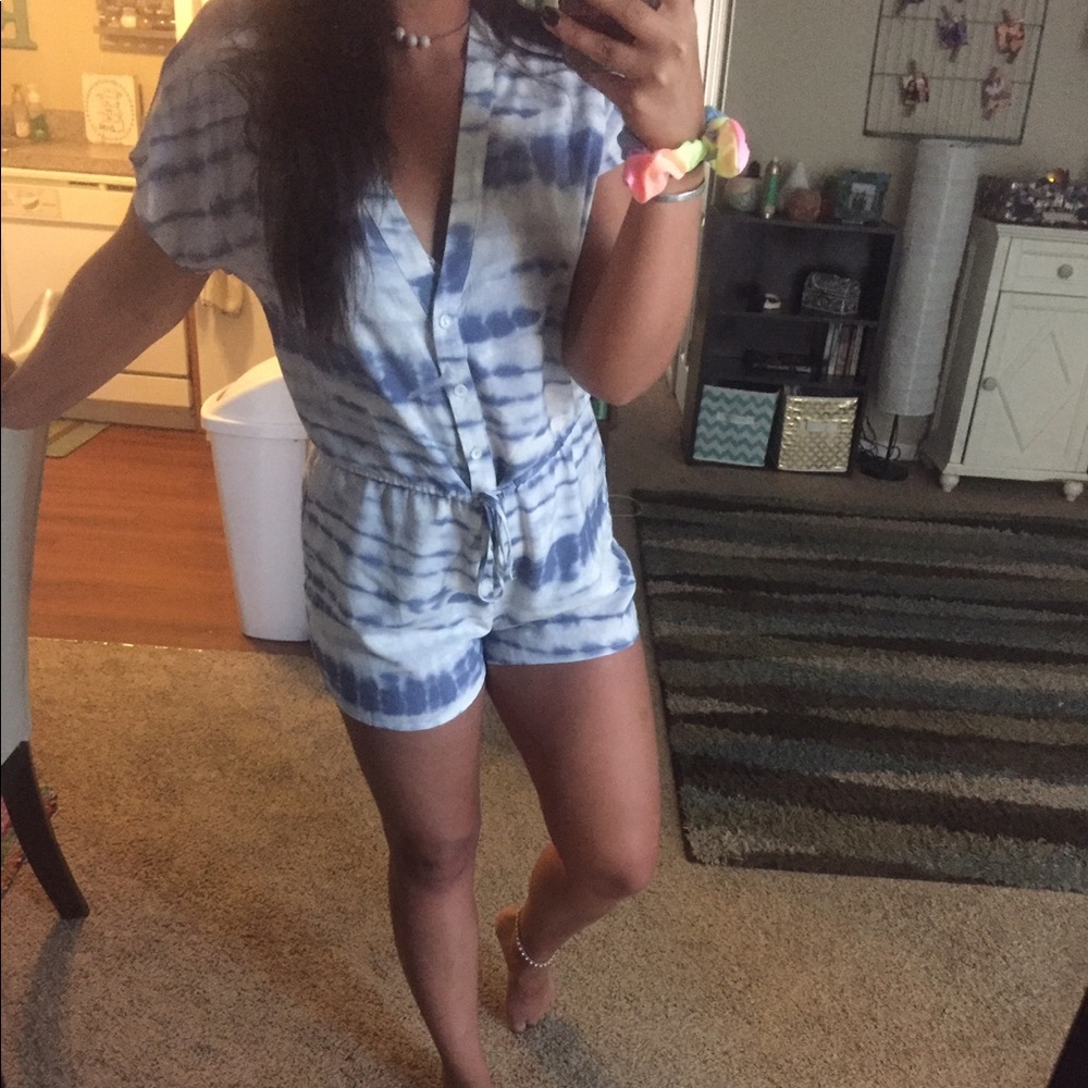 Tie dye romper